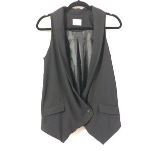 Pin & Needles Black Vest Sz XS